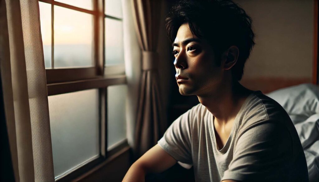 眠れないまま朝になった経験