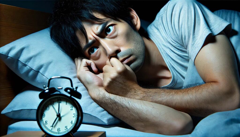 ストレスが引き起こす不眠