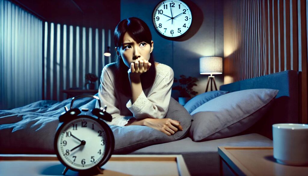 不眠症の主な原因をチェック