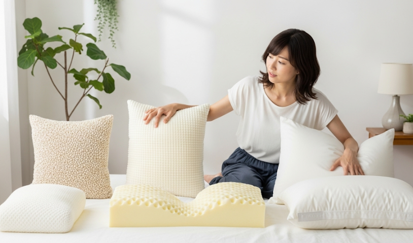 首が痛くならないための枕の条件