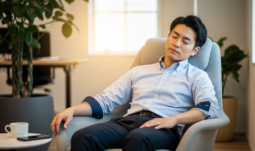 日中の仮眠で疲労回復