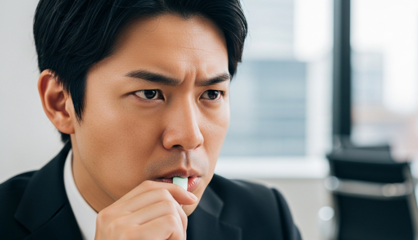 最強の味方、眠気覚ましガム