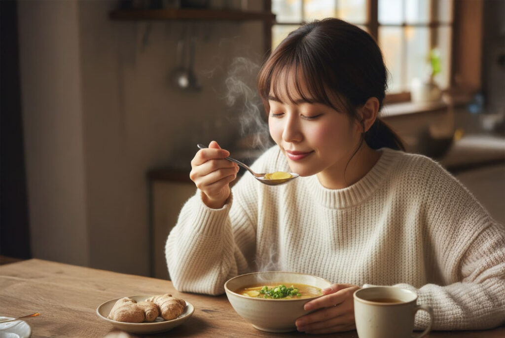 お腹の張りを改善する食べ物