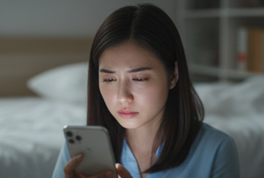 目を動かすと目の奥が痛い