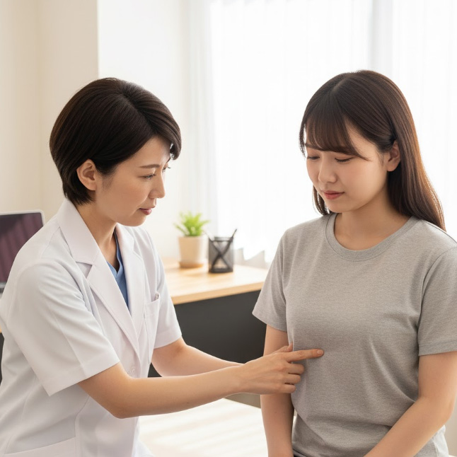 胸脇苦満の具体的な症状