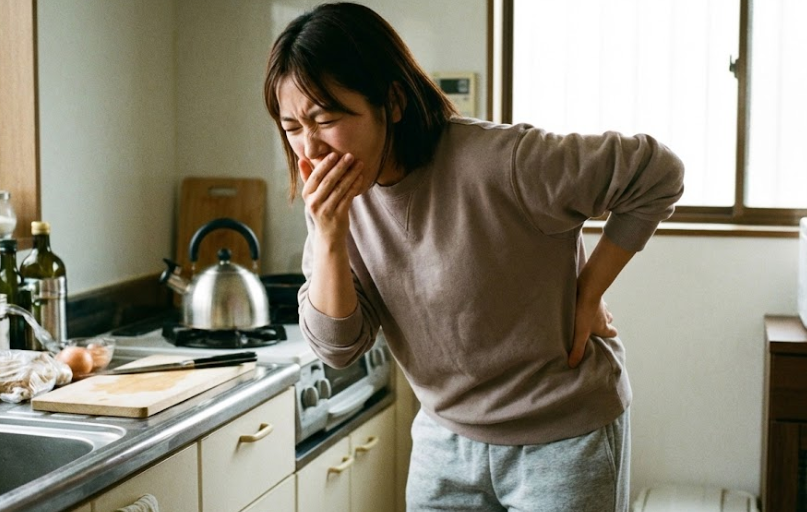 数日後の治りかけに油断して動くこと
