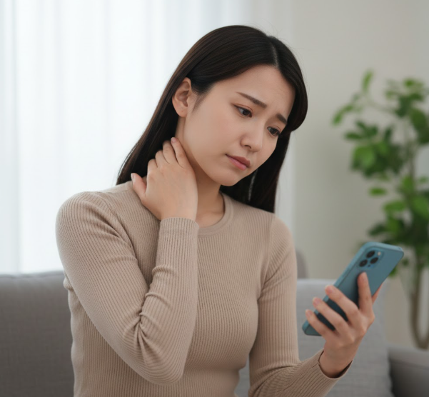 首こりが原因の不眠を緩和する仕組み